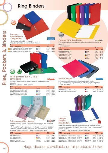 Ring Binders - Caboodle Office Supplies