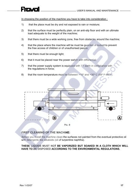 Fravol Smart Series Edgebander Manual & Parts List