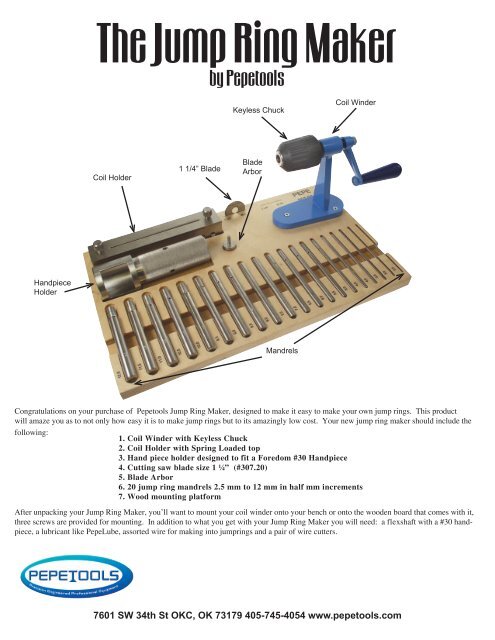 Pepetools jump shop ring maker