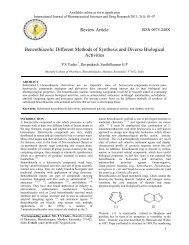 Benzothiazole: Different Methods of Synthesis and Diverse ...