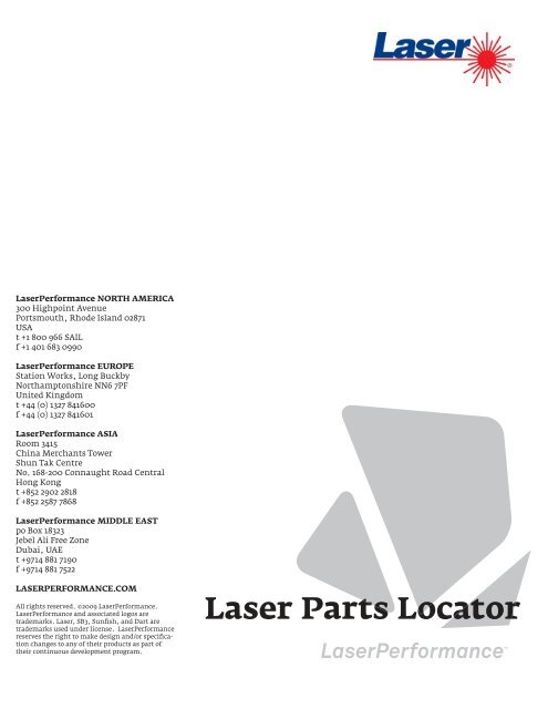 Laser Parts Diagrams (PDF) - Laser Sailing Direct