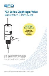 702 Series Diaphragm Valve Maintenance & Parts Guide - EFD