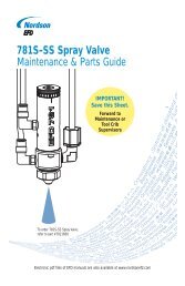 781S-SS Spray Valve Maintenance & Parts Guide - Nordson EFD