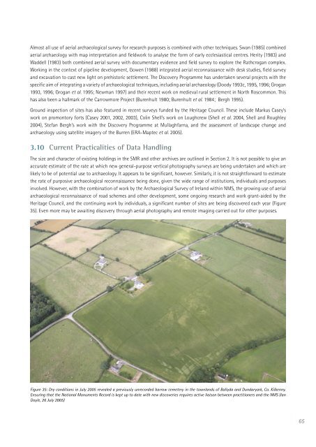 Aerial Archaeology in Ireland - The Heritage Council
