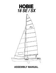 H-18 SE SX Manual.qxd - Hobie Cat