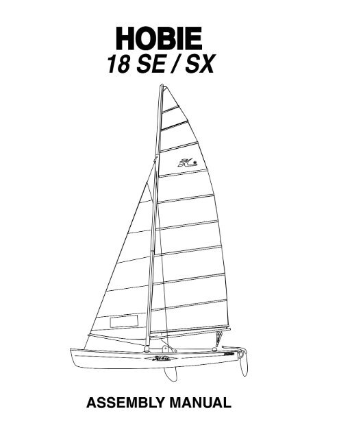 H-18 SE SX Manual.qxd - Hobie Cat