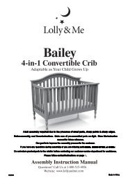 Assembly Instruction 485 8900 Crib Enchantment Cribs Com