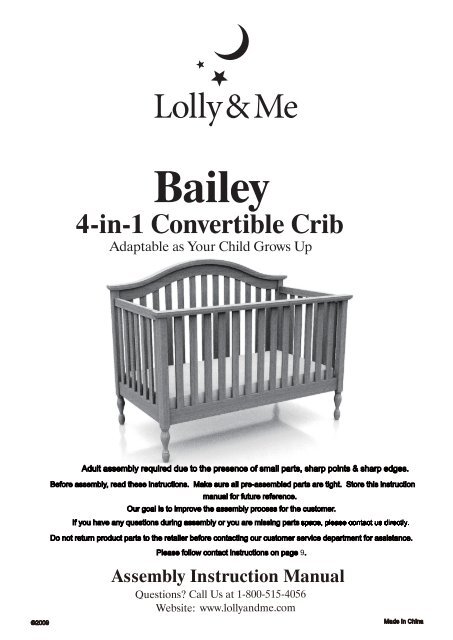 bailey 4 in 1 crib