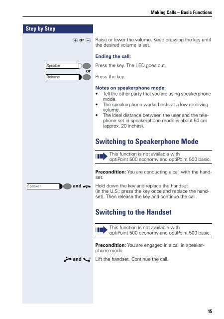 User Manual optiPoint 500 HP500-HP3000-HP5000 - Siemens ...