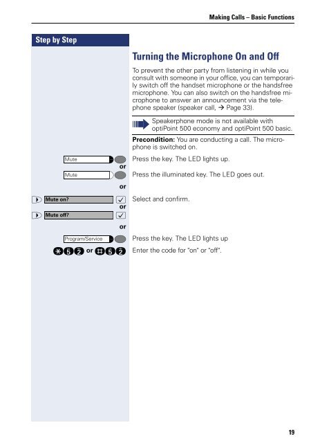 User Manual optiPoint 500 HP500-HP3000-HP5000 - Siemens ...