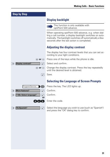 User Manual optiPoint 500 HP500-HP3000-HP5000 - Siemens ...