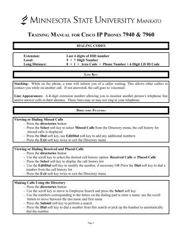 cisco ip phone 7942 manual
