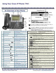 Cisco 7962 65 Ip Phone Cheat Sheet