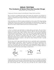 DRUG TESTING - Chymist.com