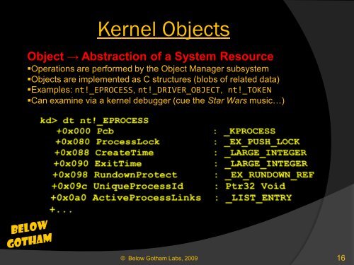 The Rootkit Primer - Below Gotham Labs