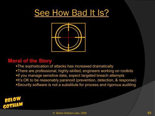 The Rootkit Primer - Below Gotham Labs