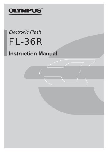 Olympus FL-36R Instruction Manual