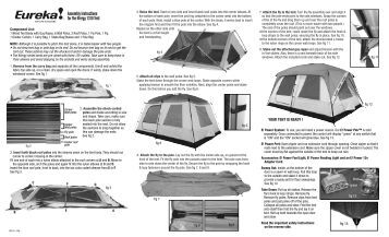 a how eureka to assemble tent Component Assembly: Tent   List: Eureka