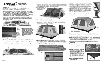 Assembly Instructions for the N!ergy 1310 Tent - Eureka Tent