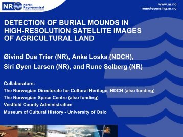 detection of burial mounds in high-resolution satellite images of ...