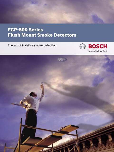 FCP-500 Series Flush Mount Smoke Detectors - Bosch