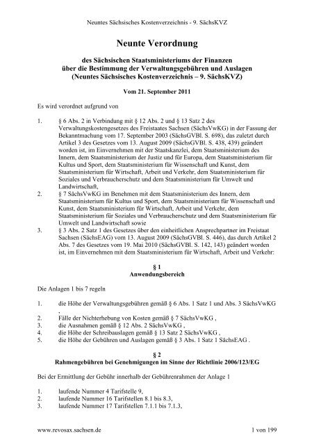 Kostenverzeichnis des LfULG [Download,*.pdf, 1,11 MB