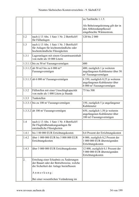 Kostenverzeichnis des LfULG [Download,*.pdf, 1,11 MB