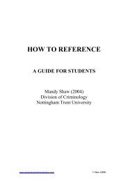 HOW TO REFERENCE - Internet Journal of Criminology