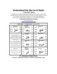 Understand the Qur'an & Salah