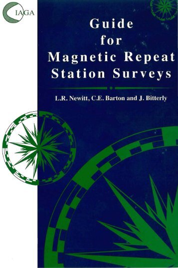 IAGA Guide for Magnetic Repeat Station Surveys - BCMT