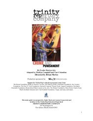 Crime and Punishment Study Guide - Trinity Repertory Company