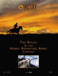 THE RIFLES HENRY REPEATING ARMS - Qualifire