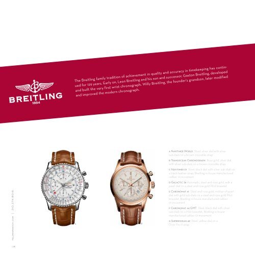 Download this catalog as a PDF. - Feldmar Watch Company