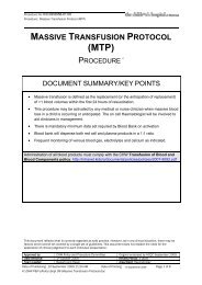 massive transfusion protocol (mtp) - The Children's Hospital at ...