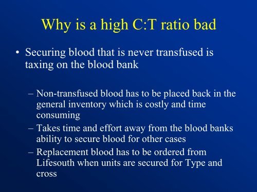 Blood Bank/Transfusion Committee Tutorial