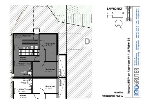 Neubau 2 DEFH am Ausserberg 55, 4125 ... - Libera-Architekten