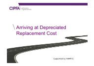 Arriving at Depreciated Replacement Cost