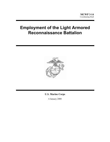 Employment of the Light Armored Reconnaissance Battalion