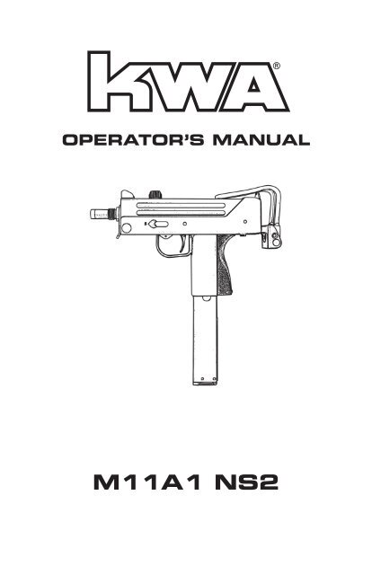 Operator's Manual - Greek Airsoft