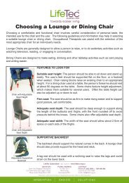 Choosing a Lounge or Dining Chair - LifeTec Queensland