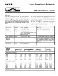 CV90 Cylinder Shipping Assembly - Orr Protection Systems