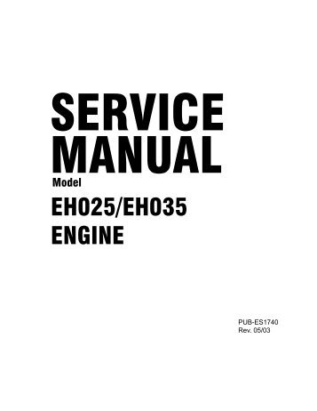 EH025/EH035 ENGINE