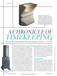 A Chronicle Of Timekeeping A Chronicle Of Timekeeping