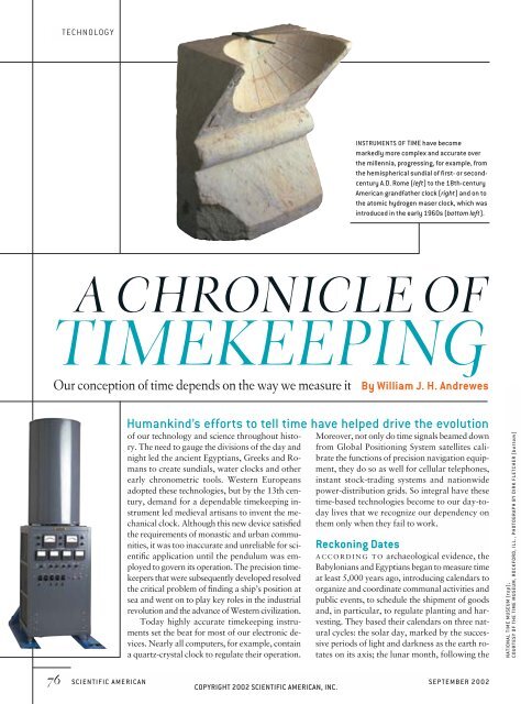 A Chronicle Of Timekeeping Nikhef A Chronicle Of Timekeeping Nikhef