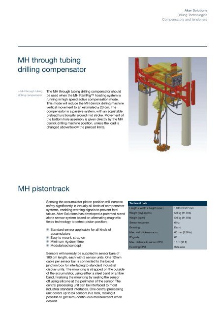 Compensators and tensioners - Aker Solutions