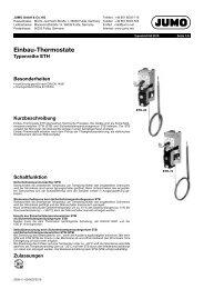 Einbau-Thermostate