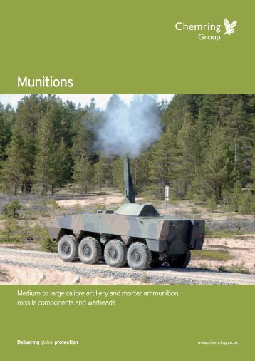Munitions - Chemring Group PLC