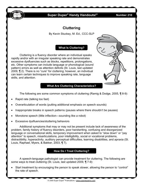 210 Cluttering.pub - Handy Handouts