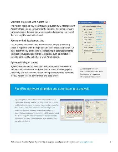 Agilent RapidFire 360 High-throughput Mass Spectrometry system