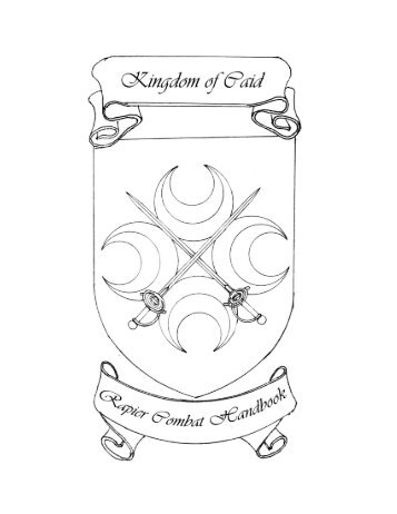 Rapier Handbook [PDF] - Marshal - The Kingdom of Caid